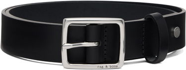 Колани rag & bone Rag & Bone Leather Boyfriend Belt Черно | W272162DP, 3