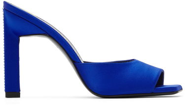Облекло The Attico Attico Kaia Satin Heeled Sandals Синьо | 227WS228 TV07, 0
