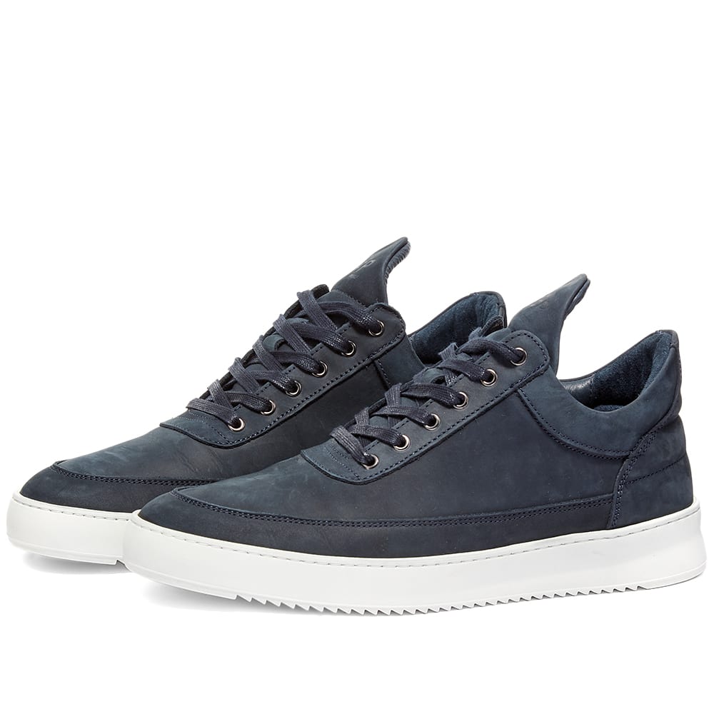 Кецове и обувки Filling Pieces Low Top Ripple Nubuck Тъмно синьо | 2512284-2001, 0
