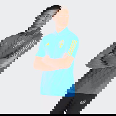 Поло тениска adidas Performance Sweden Tiro 23 Синьо | HD8984, 0