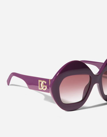Слънчеви очила Dolce & Gabbana Dolce & Gabbana Maiolica Gradient Sunglasses Лилаво | VG4527VP48H9V000, 3