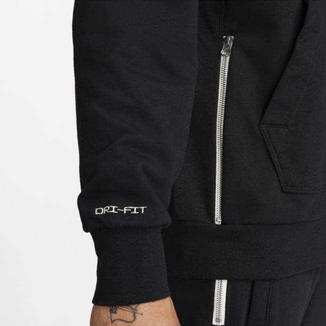 Суитчър Nike Dri-FIT Standard Issue Full-Zip Basketball Hoodie Черно | DQ5816-010, 1