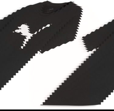 Тениска Puma teamRISE Logo Jersey Cotton Черно | 658705-03, 0