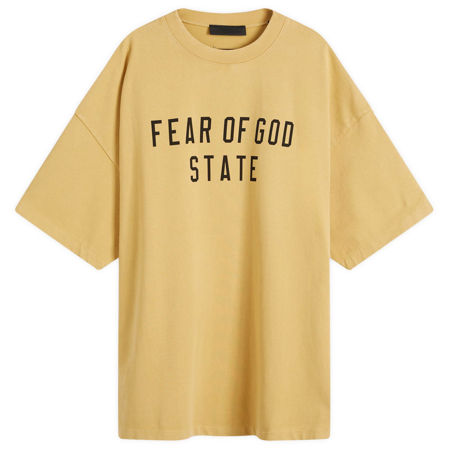 Тениска Fear of God Essentials Heavy Crewneck T-Shirt Жълто | 125BT242003F, 0
