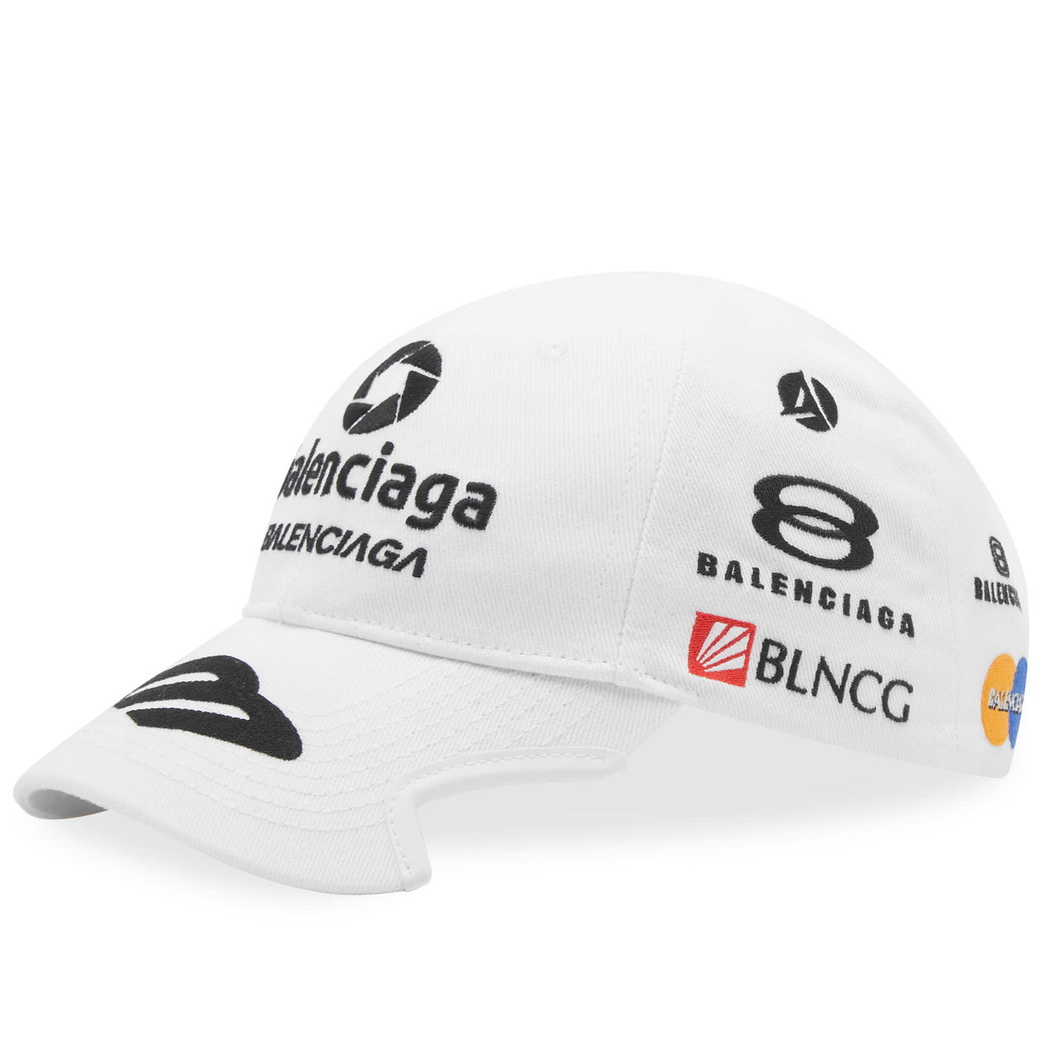 Шапка с козирка Balenciaga Logo Cap White Бяло | 766858-410B2-9000, 0