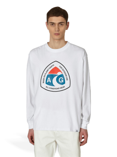 Тениска Nike ACG Outdoor Sign Longsleeve T-Shirt Бяло | DX9450-100