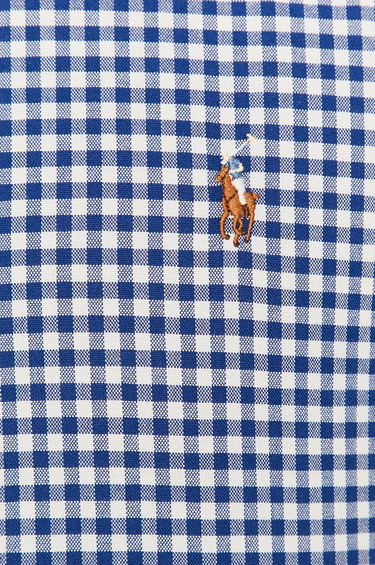 Риза Polo by Ralph Lauren Custom-Fit Oxford Checked Shirt Синьо | 710549084010, 1