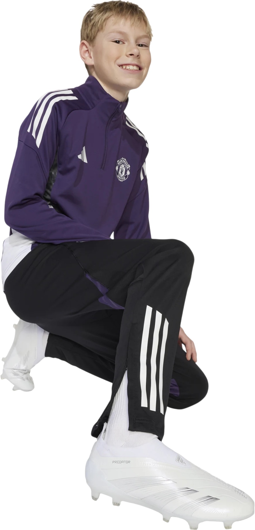 Спортни панталони adidas Originals Manchester United Training Pants 2025/26 Черно | jp3120, 1
