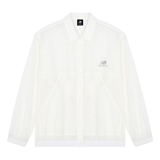 Ветровка New Balance Sportswear Jacket Бяло | AMJ23301-PAY, 0