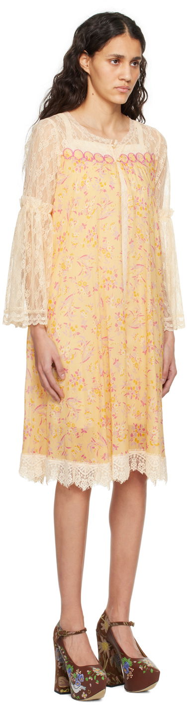 Pокля Anna Sui Lace Midi Dress Оранжево
 | 324C31, 1
