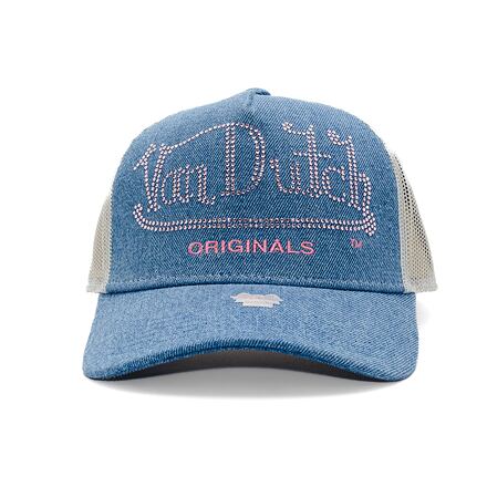 Шапка с козирка Von Dutch Von Dutch Trucker Fargo Denim Cap Синьо | VD-7030842, 1