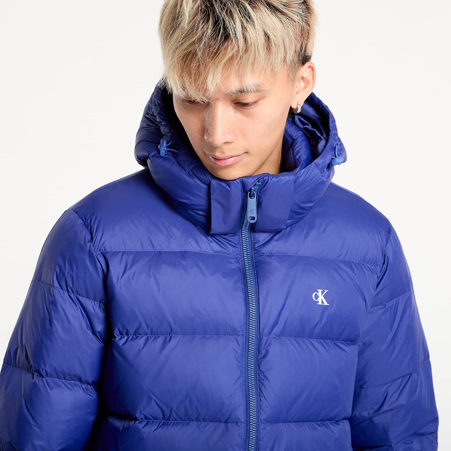 Пухо яке CALVIN KLEIN Calvin Klein Jeans Ls Nylon Zip Off Hooded Jacket Синьо | LV04RC518G IZ4, 1