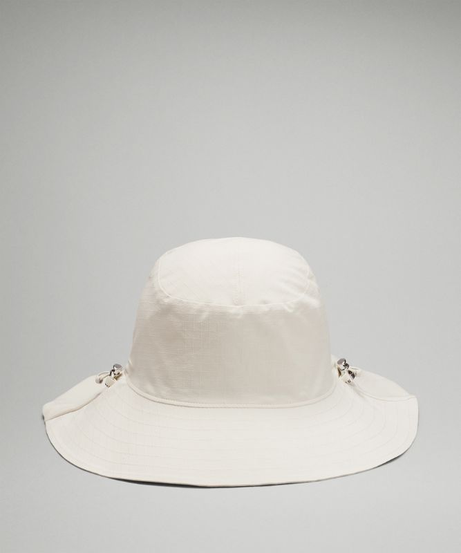 Шапка lululemon Adjustable Wide Brim Sun Hat S/M Бяло | prod10960148, 0