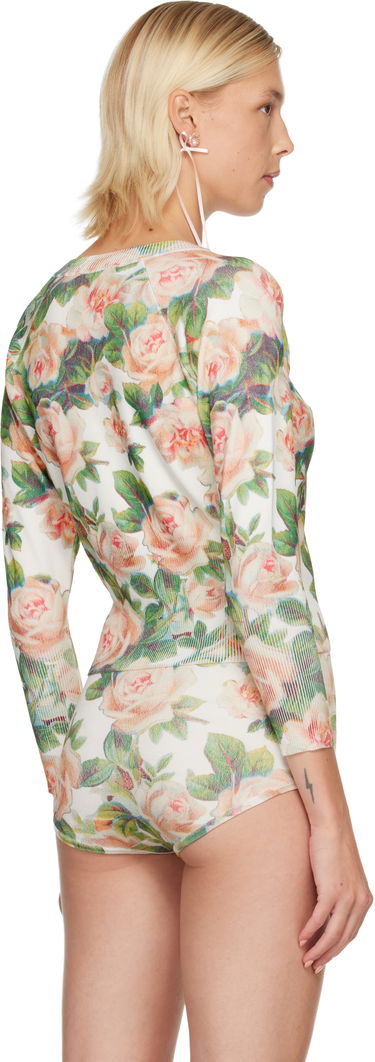 Пуловер Simone Rocha Simone Rocha Shrunken Floral Knit Cardigan Многоцветен | EMK1P 0668, 2