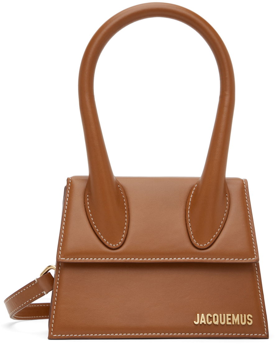 Дамска чанта Jacquemus Le Papier 'Le Chiquito Moyen' Bag Кафяво | 22H213BA002-3072, 0