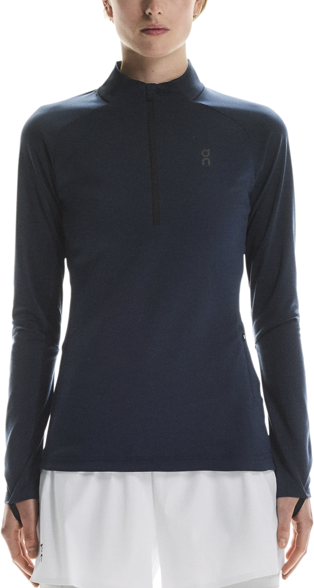Тениска On Running Climate Long Sleeve Running Shirt Тъмно синьо | 1we10780255