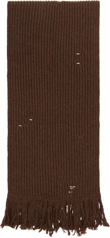 Шал Maison Margiela MM6 Maison Margiela Wool Distressed Fringed Scarf Бежово | S52TE0056 M13138, 2