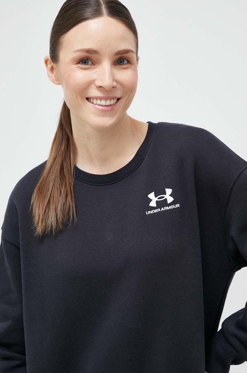 Суитчър Under Armour Essential Fleece Crew Черно | 1373032, 0