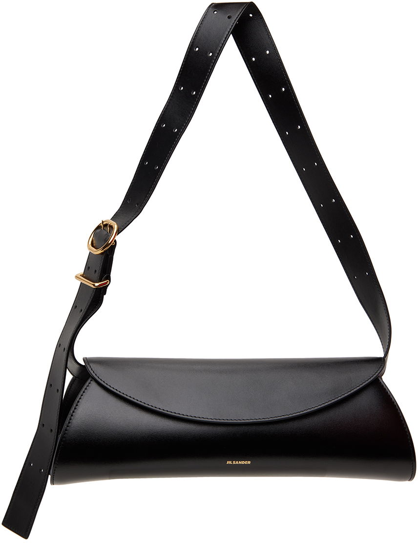 Чанта през рамо Jil Sander Grande Cannolo Bag Черно | J08WD0051_P4840, 0