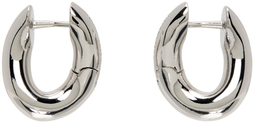 Обеци Balenciaga Loop XXS Earrings Сиво | 656263 TZ99S, 0