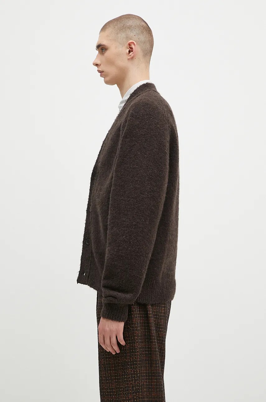 Пуловер Universal Works Universal Works Cardigan Кафяво | 31458.BROWN, 1