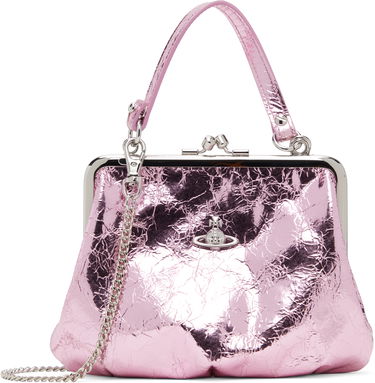 Дамска чанта Vivienne Westwood Vivienne Westwood Metallic Crinkled Granny Frame Bag Металик | 4B010007W-L00A7-, 0