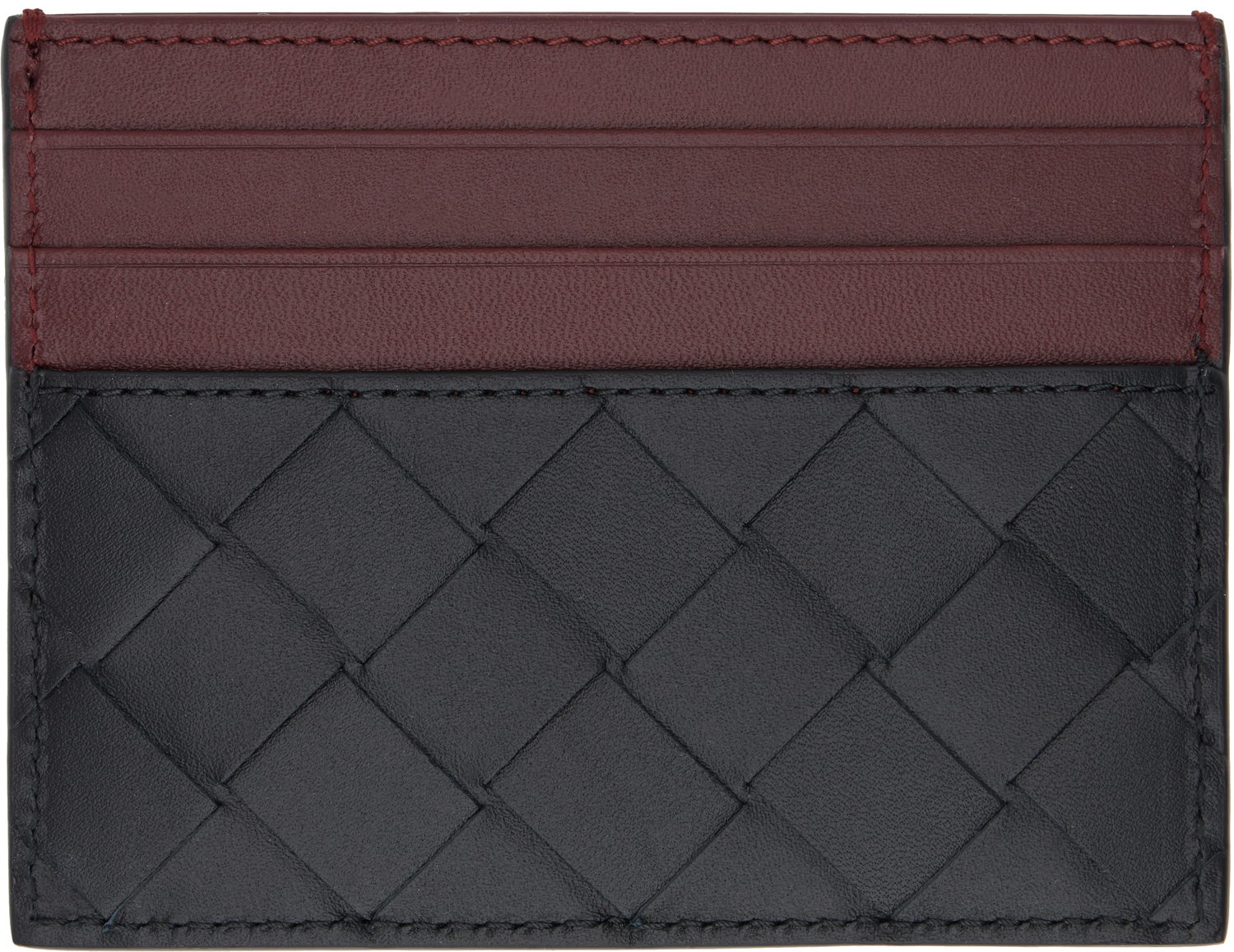 Портфейл Bottega Veneta Intrecciato Leather Card Holder Черно | 795612VCPQ51226, 0