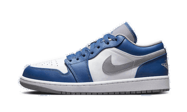 Кецове и обувки Jordan Air Jordan 1 Low "True Blue Cement" GS Синьо | 553560-412, 2