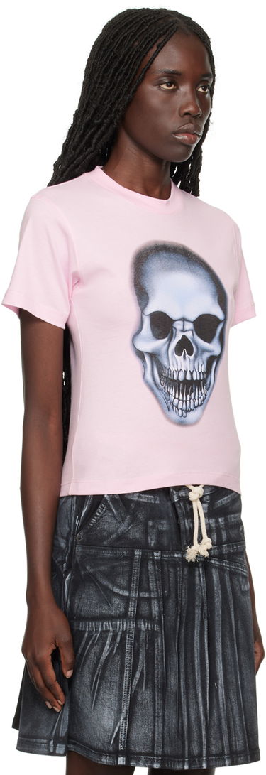 Тениска Ottolinger Ottolinger Skull Print T-Shirt Розово | 1501414, 4