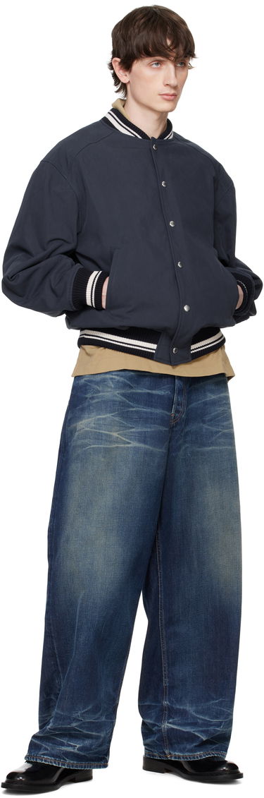 Яке бомбър MAISON KITSUNÉ Maison Kitsuné Teddy Bomber Jacket Тъмно синьо | OM02116WQ4048, 3