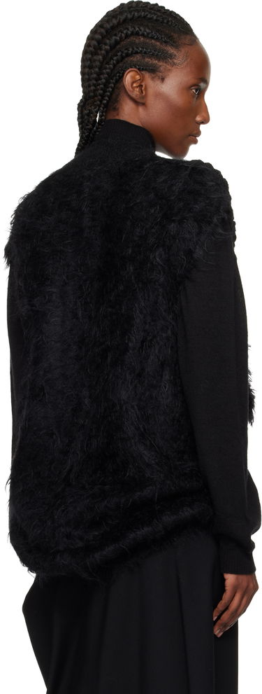 Жилетка Junya Watanabe Junya Watanabe Patchwork V-Neck Sweater Vest Черно | JP-N012-051-1, 2