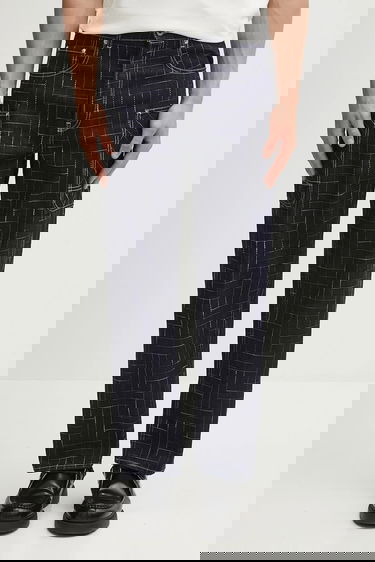 Карго панталони KENZO Kenzo Weave Cargo Monkey Fit Pants Тъмно синьо | FF65DP4086V1, 0