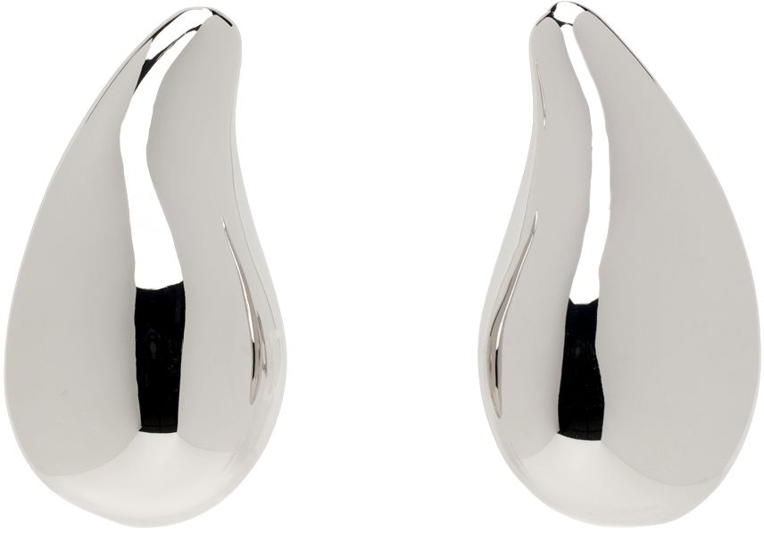 Обеци Courrèges Metal Drop Earrings Металик | 224ABO055LA0001, 0