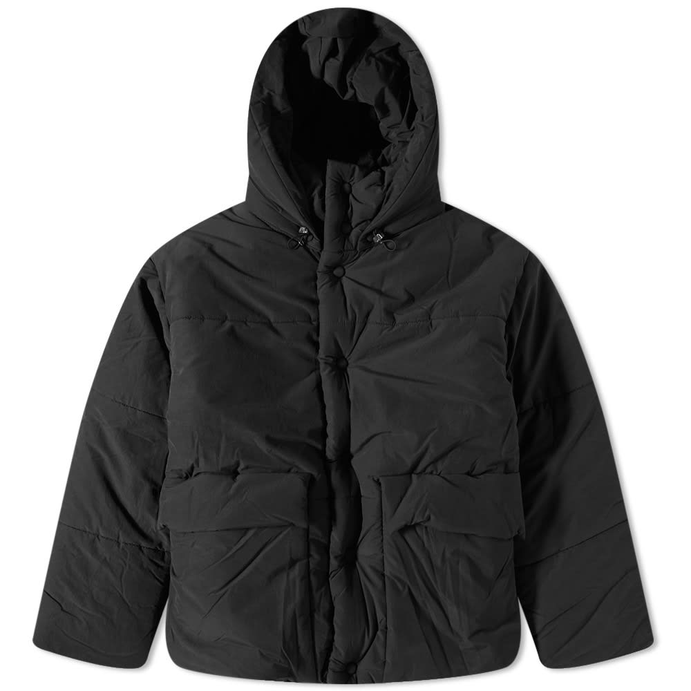 Пухо яке Nanushka Hide Tech Poplin Puffer Jacket Черно | NU22FWOW02199, 0