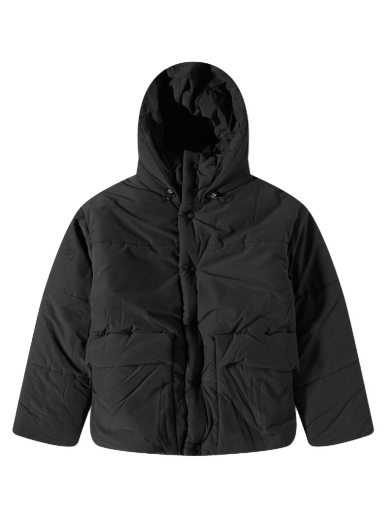 Пухо яке Nanushka Hide Tech Poplin Puffer Jacket Черно | NU22FWOW02199