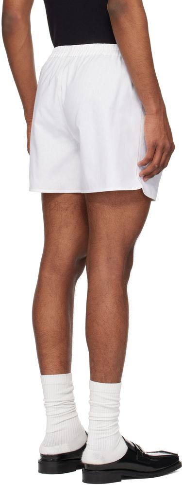 Боксерки Marine Serre Marine Serre Regenerated Linen Shorts Бяло | USH002A UWOV0007, 2