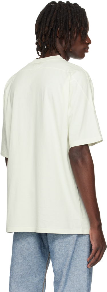 Тениска VETEMENTS Cut-Up V-Neck T-shirt Бяло | UH76TR260I, 2