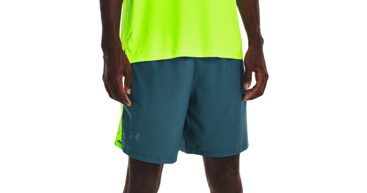 Къси панталони Under Armour Launch 7'' Graphic Shorts Зелено | 1376583-414, 1