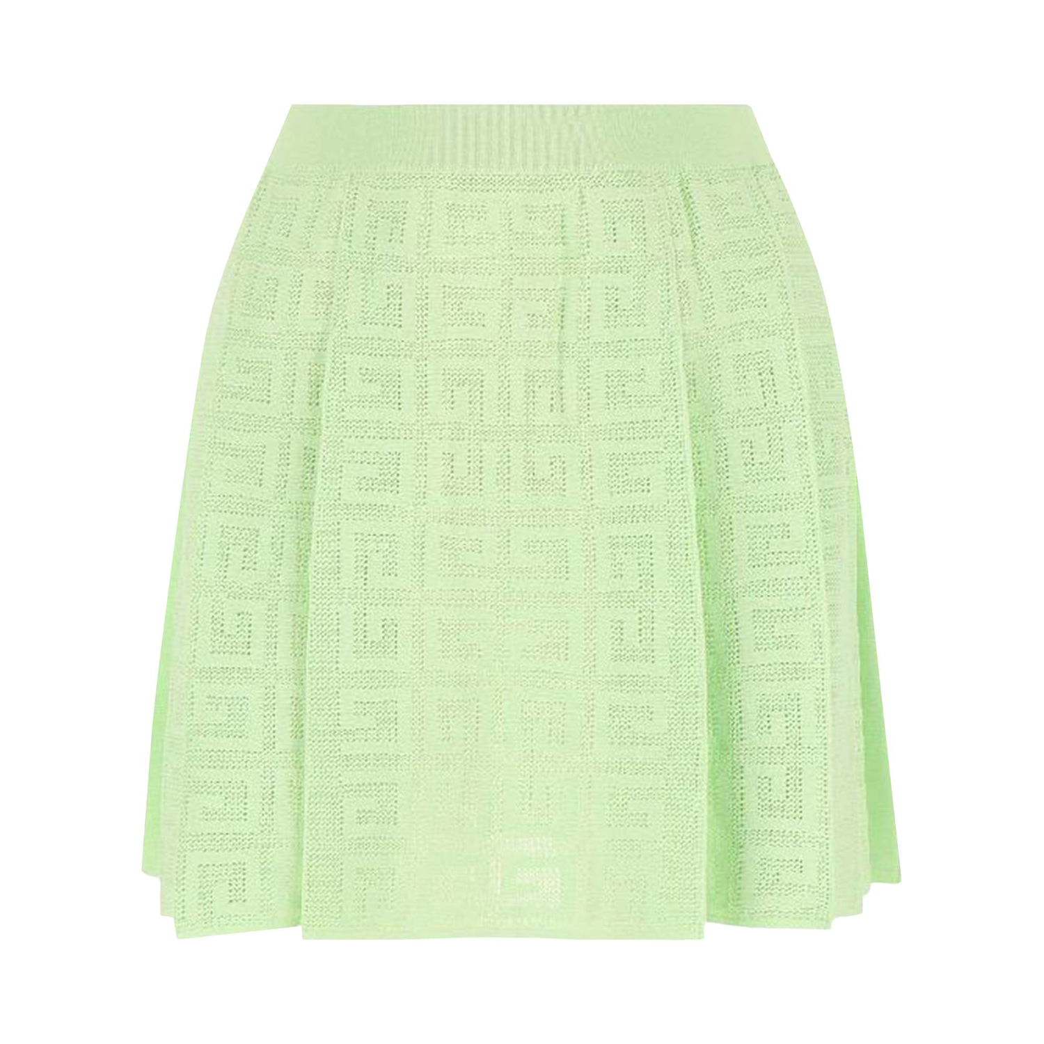 Пола Givenchy 4G Pleated Skirt Зелено | BW40LC4ZAQ 340, 1