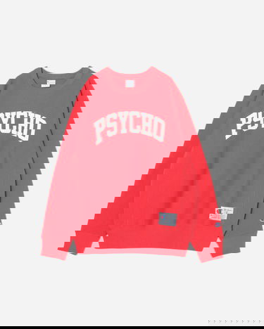 Суитчър UNDERCOVER Psycho Print Crewneck Sweatshirt Червено | UC2E9801 001, 0