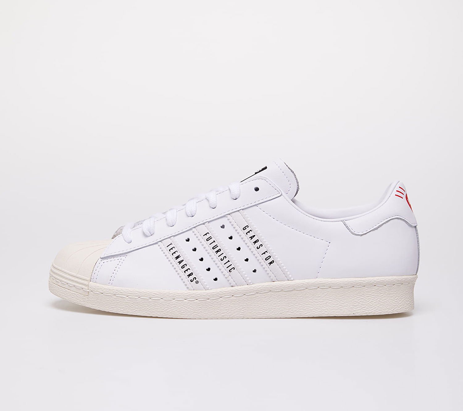 Кецове и обувки adidas Originals Pharrell Williams Superstar 80s Human Made Бяло | FY0730, 0