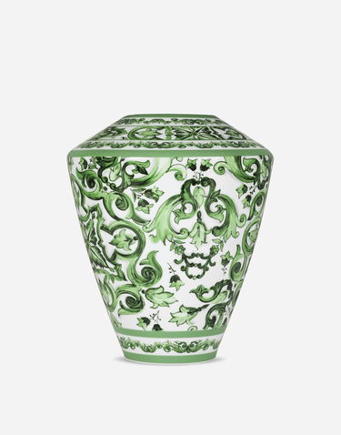 Домашен декор Dolce & Gabbana Dolce & Gabbana Large Amphora Porcelain Vase Зелено | TCC198TCAMZUV011, 3