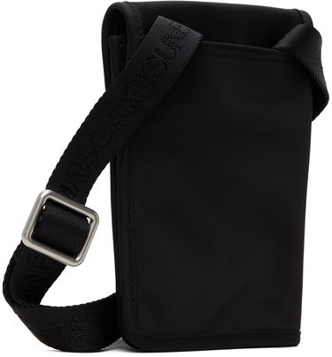 Портфейл MAISON KITSUNÉ Maison Kitsuné 'The Traveller' Neck Pouch Черно | MM05362WQ1001P199, 2