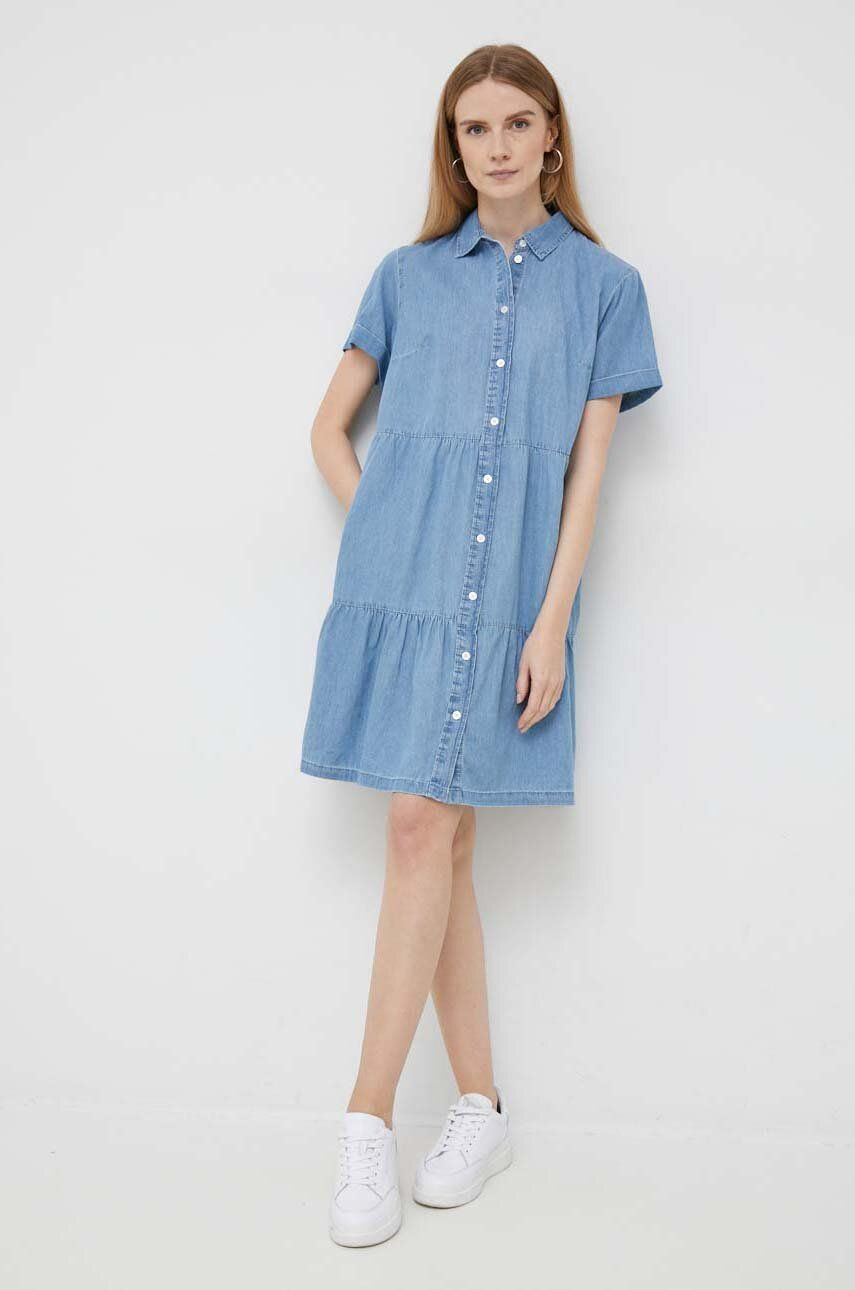 Pокля GAP Denim Dress Синьо | 610755.00LIGHTWAS, 0