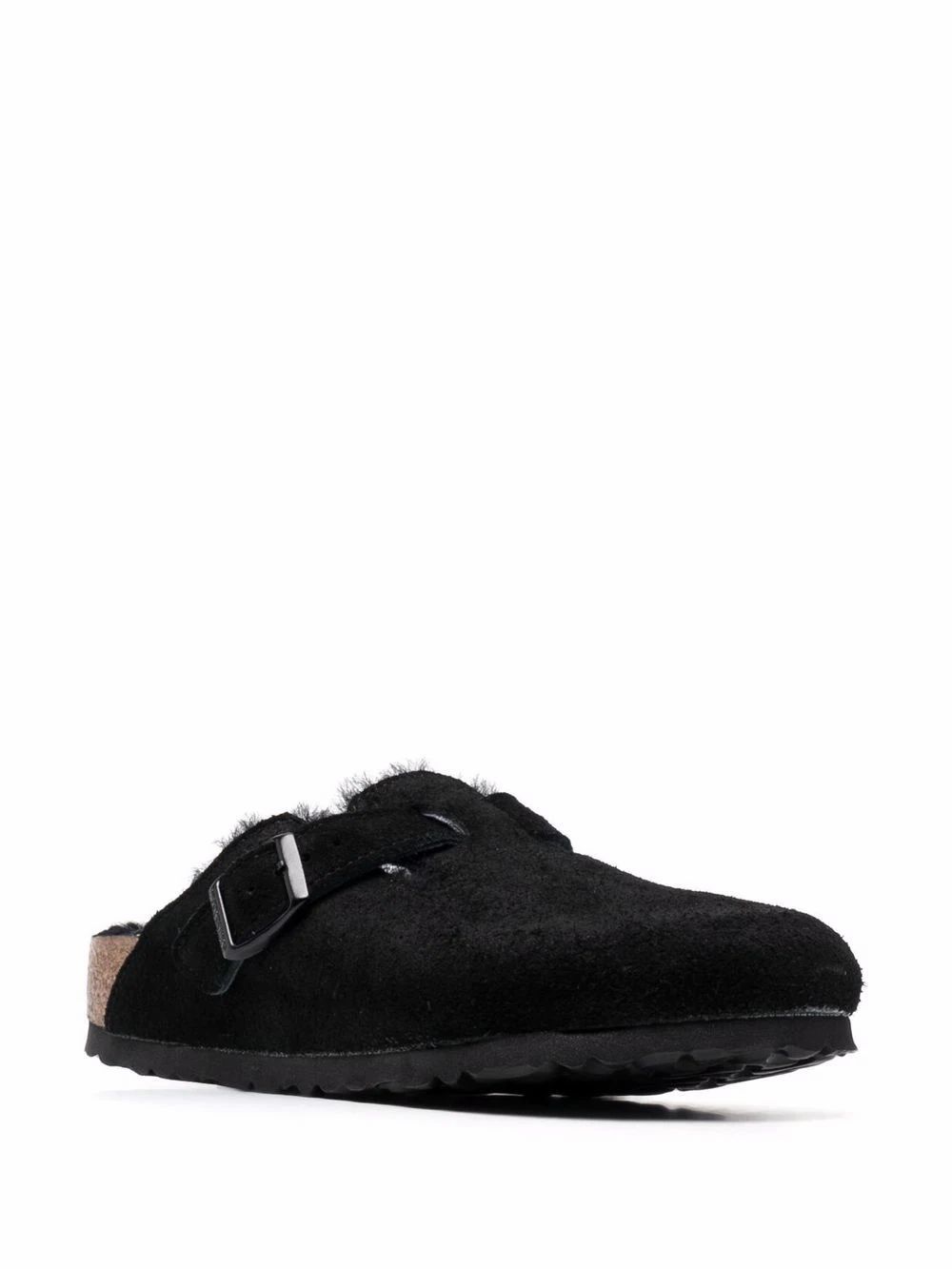 Кецове и обувки Birkenstock Boston VL Shearling Черно | 259883BLACK, 1