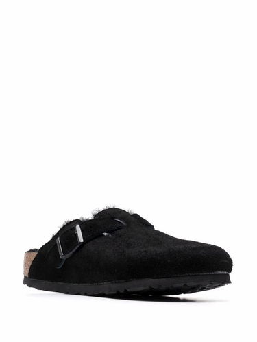 Кецове и обувки Birkenstock Boston VL Shearling Черно | 259883BLACK, 1