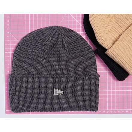 Шапка New Era Beanie - Medium Knit Wide Cuff Черно | 60565447, 1