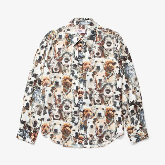 Риза Martine Rose Classic Shirt Зелено | SS23-401D-MRCND, 0