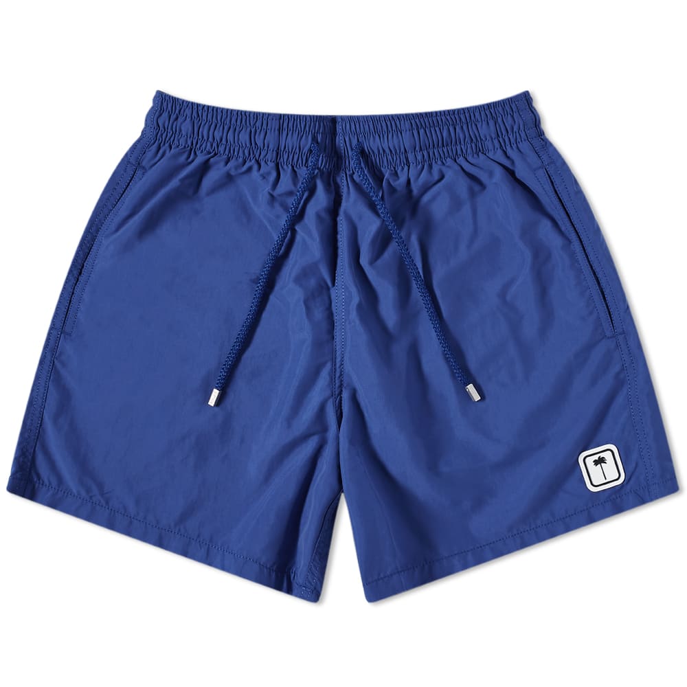 Бански Palm Angels x Vilbrequin Patch Logo Swim Short Тъмно синьо | PMFA008T22FAB0074500, 0