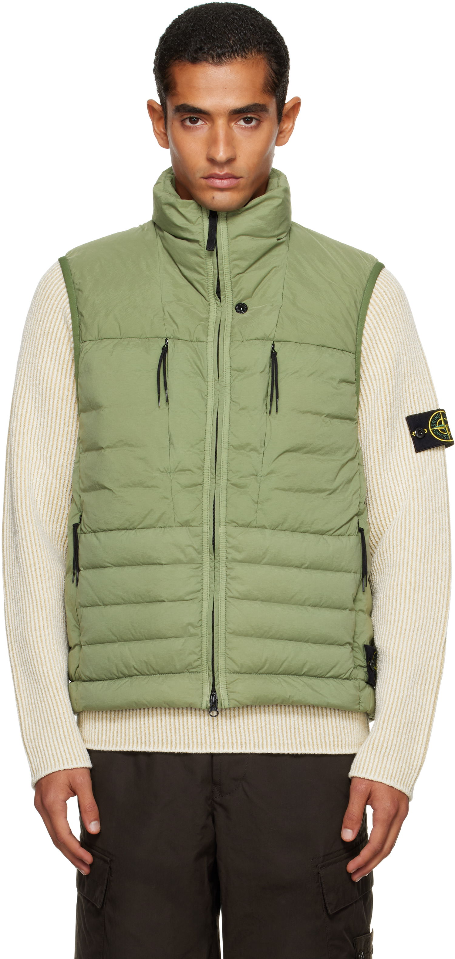 Жилетка Stone Island Stone Island Seamless Tunnel Nylon Down-TC Vest Зелено | K2S15 G100004 S0183, 0